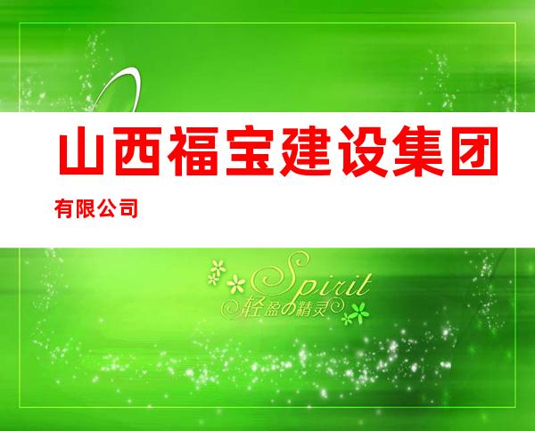 山西福宝建设集团有限公司